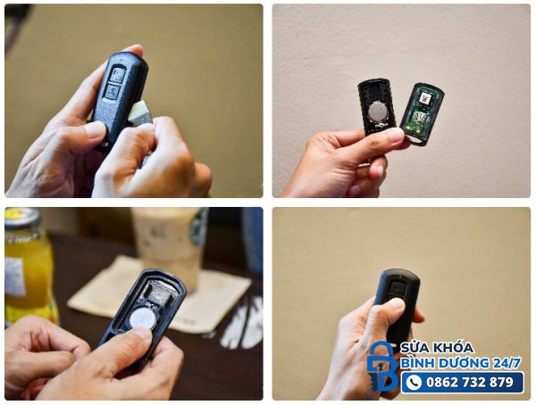 Remote smartkey xe máy hết pin là nguyên nhân phổ biến khiến xe không nhận tín hiệu