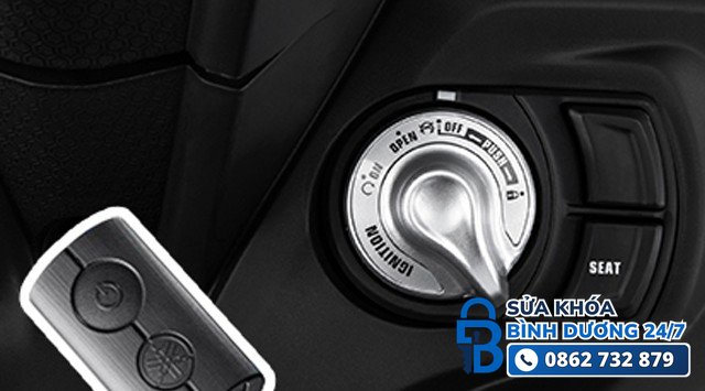 Ổ khóa Smartkey và remote xe Yamaha NVX