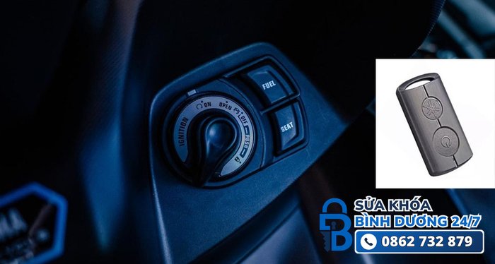 Cụm ổ khóa Smartkey NVX với nút FUEL và SEAT