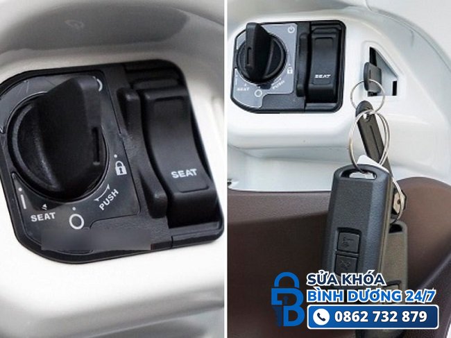giá làm lại chìa khoá smartkey vision — cụm ổ khóa và remote