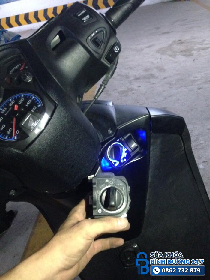 Cụm ổ khóa Smartkey Honda tháo rời