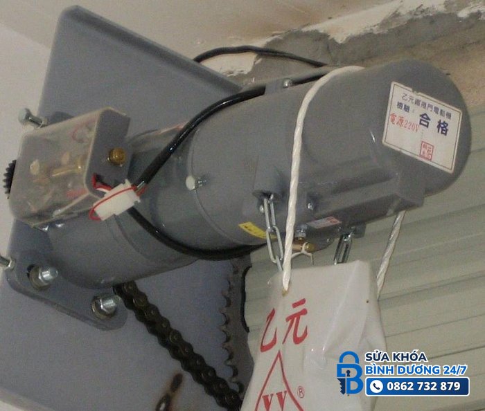 Mô tơ cửa cuốn hỏng - sửa chữa Sửa Khóa Bình Dương