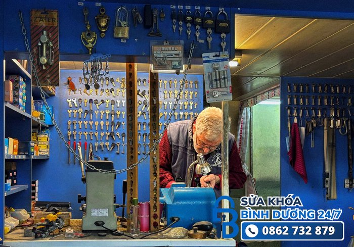 thay ổ khoá xe máy — quy trình thực hiện tại chỗ
